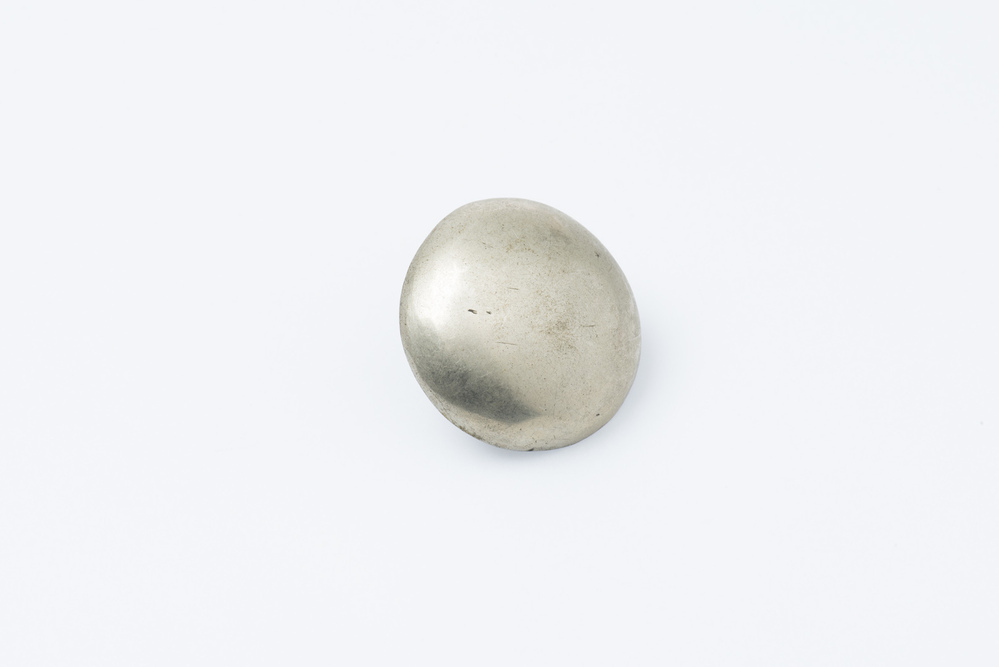 Verzilverd ornament voor paardentuig