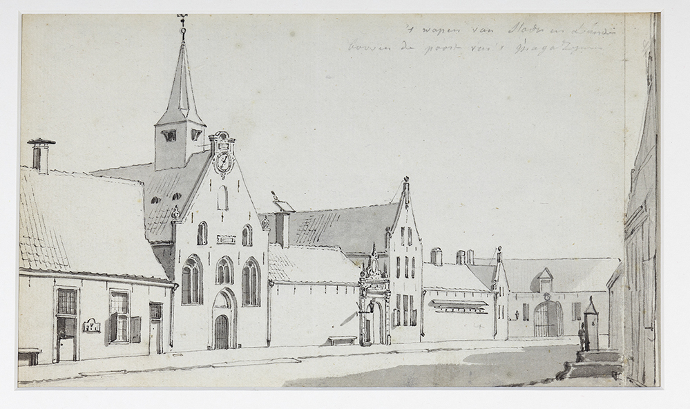 St. Geertruids- of Pepergasthuis, Peperstraat oostzijde