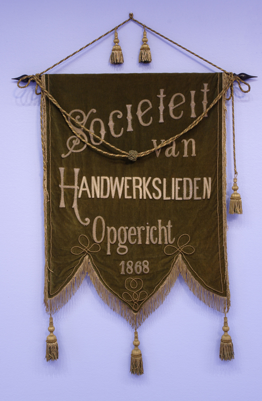 Vaandel van de Sociëteit van Handwerkslieden, Groningen