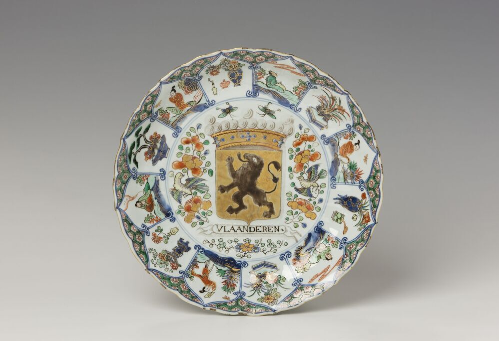 Schotel met wapen Vlaanderen