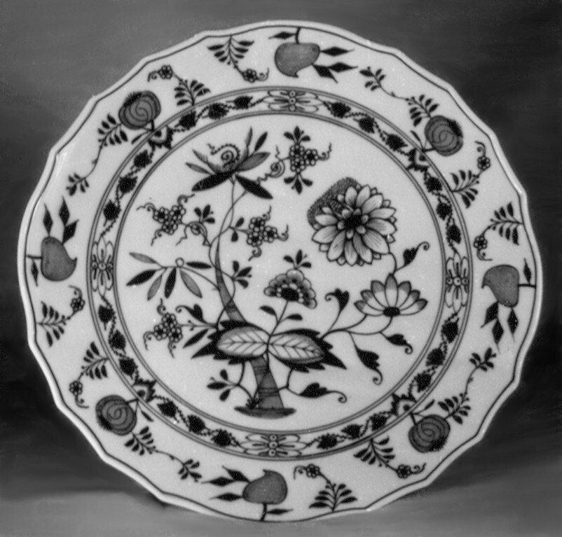 Deel van een Meissen servies, Schotel