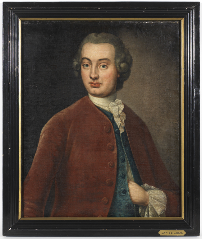 Zelfportret van Johan Hendrik de Grijs (1741-1813)