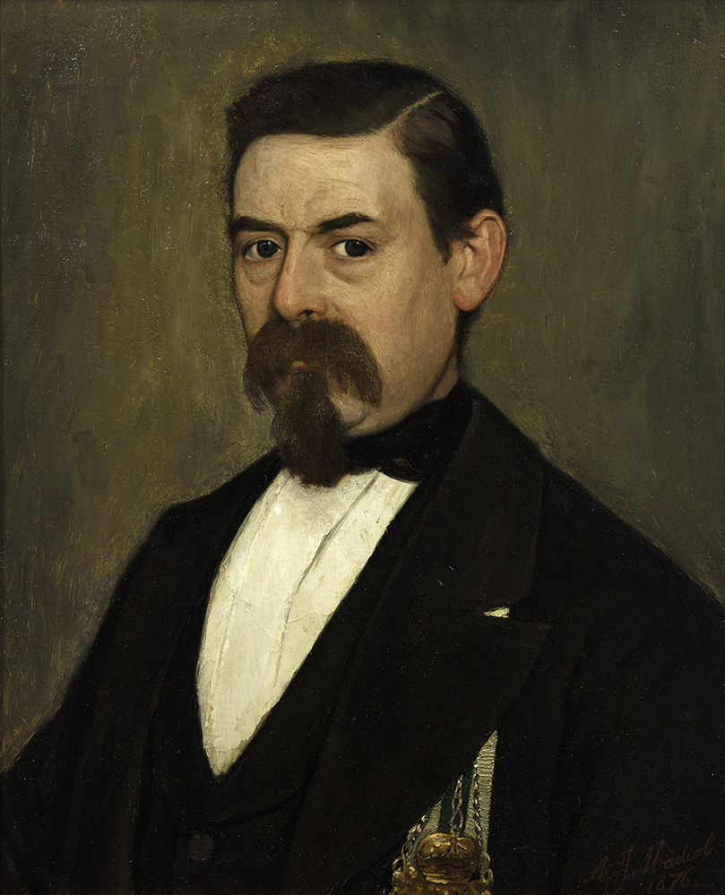 Jacob Madiol als raadsdienaar van de Gemeente Groningen