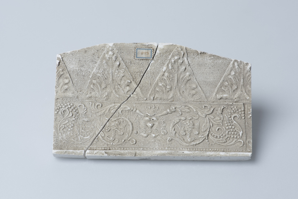 Gipsafgietsel van de klok te Noordhorn