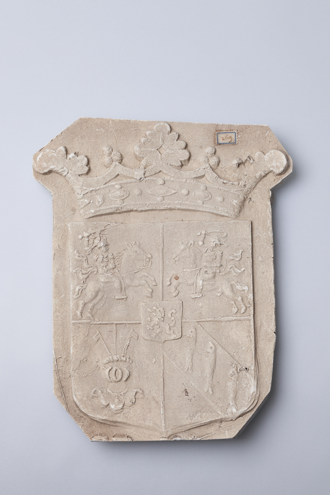 Gipsafgietsel van de klok te Oosterwijtwerd