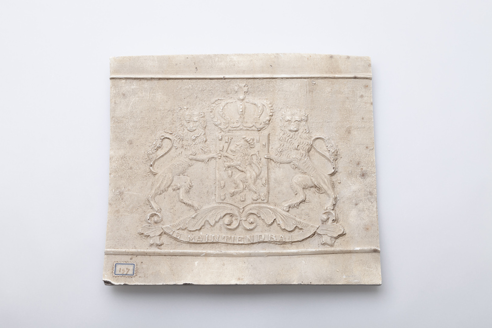 Gipsafgietsel van de klok te Mensingeweer