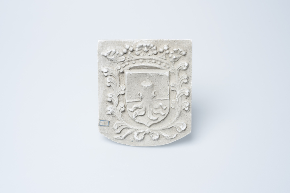 Gipsafgietsel van de klok te Oldehove