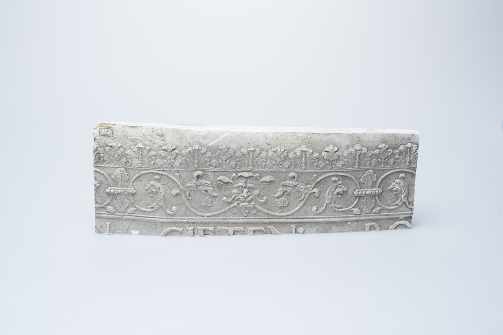 Gipsafgietsel van de klok in de Akerk te Groningen