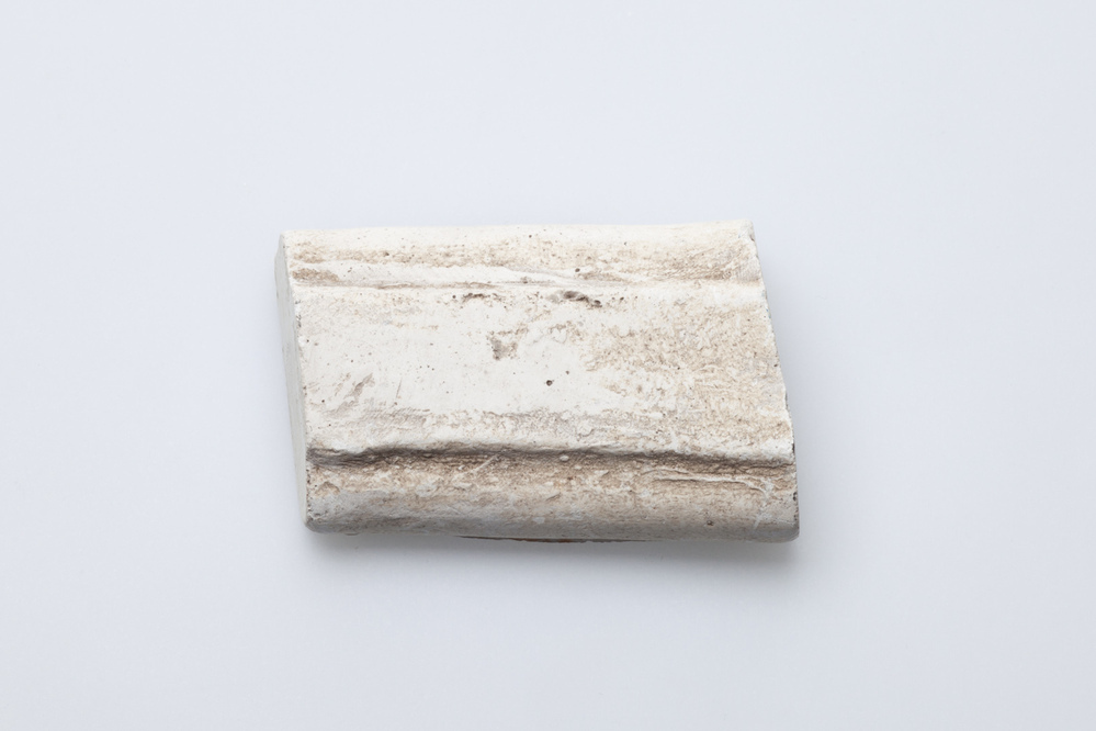 gipsafgietsel van de klok te Warfhuizen