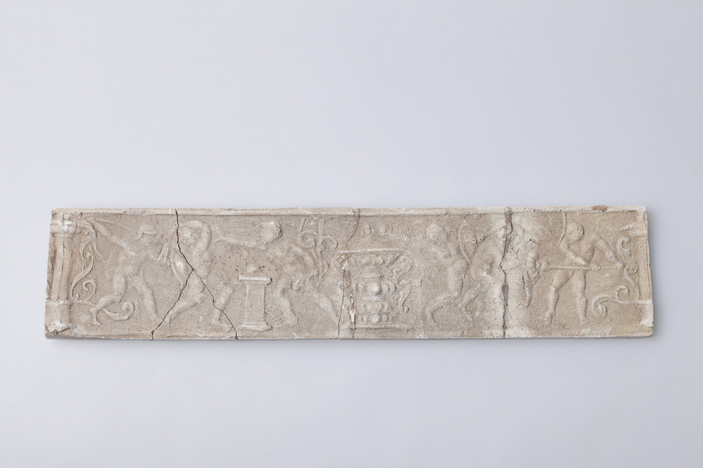 Gipsafgietsel van de klok te Zuidwolde