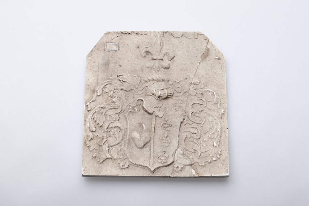 Gipsafgietsel van de klok te Visvliet