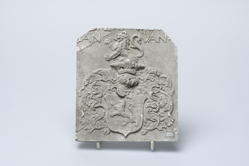 Gipsafgietsel van de klok te Visvliet