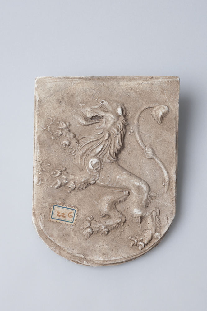 Gipsafgietsel van de klok te Westerwijtwerd