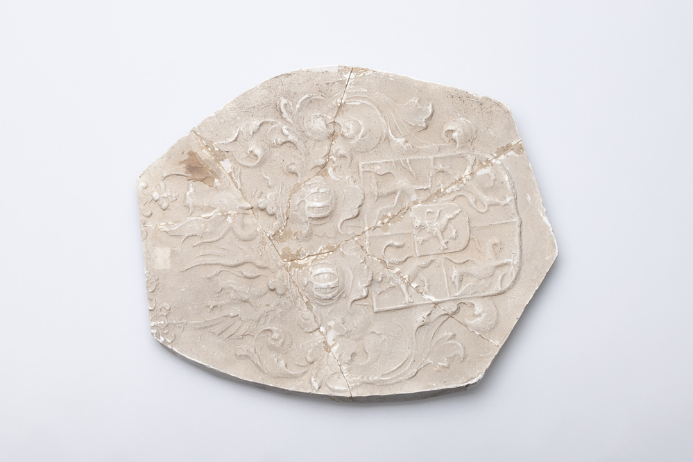 Gipsafgietsel van de klok te Tolbert