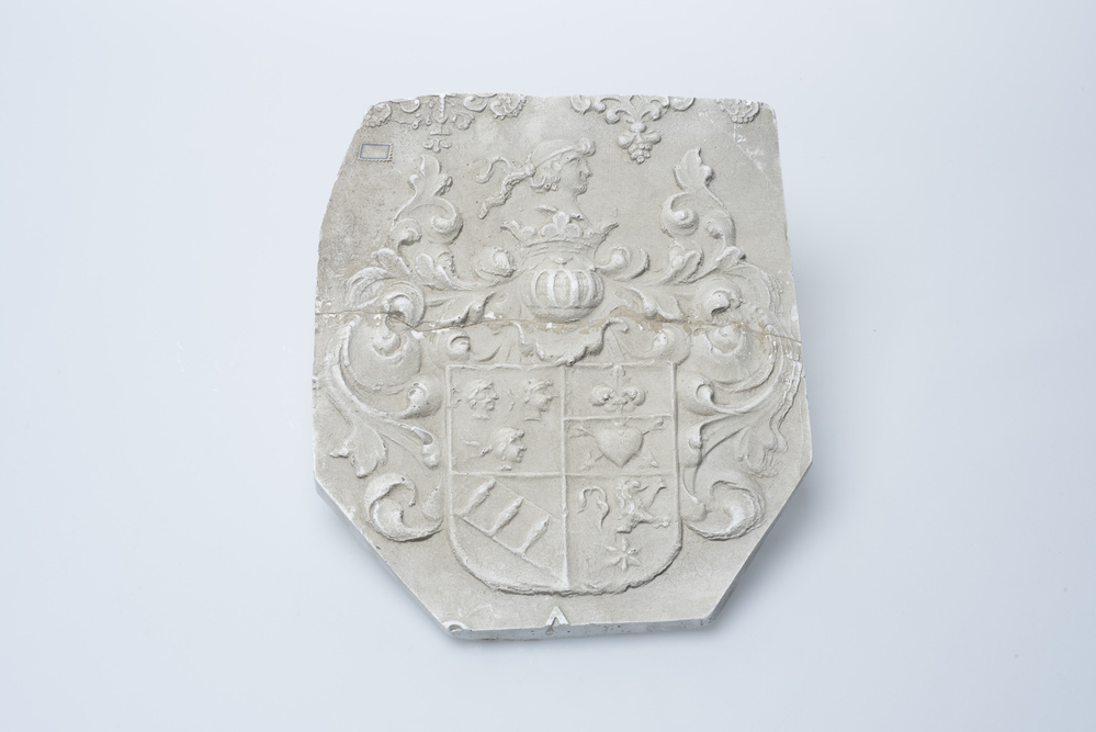 Gipsafgietsel van de klok te Tolbert