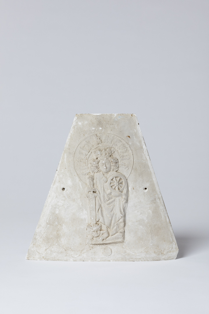 Gipsafgietsel van de klok te Ulrum