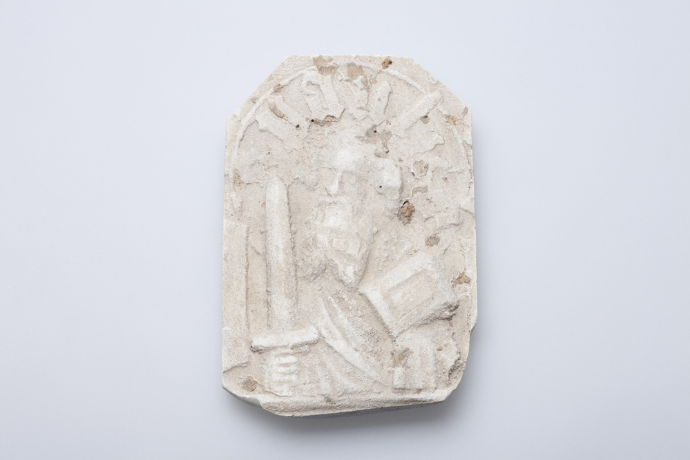 Gipsafgietsel van de klok te Garsthuizen