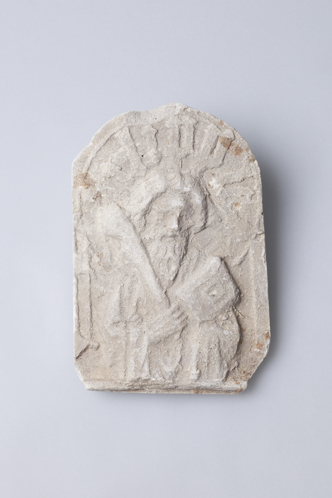 Gipsafgietsel van de klok te Garsthuizen