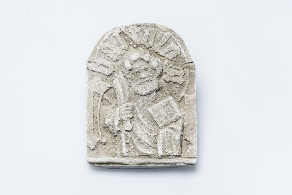 Gipsafgietsel van de klok te Garsthuizen