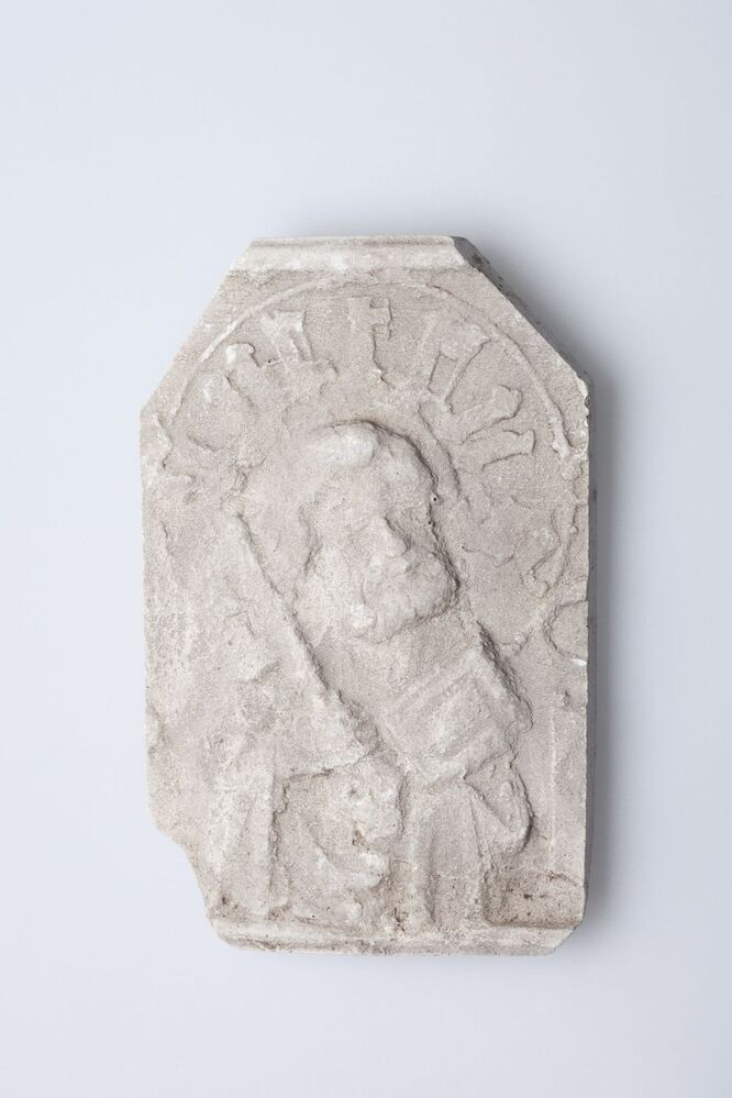 Gipsafgietsel van de klok Garsthuizen