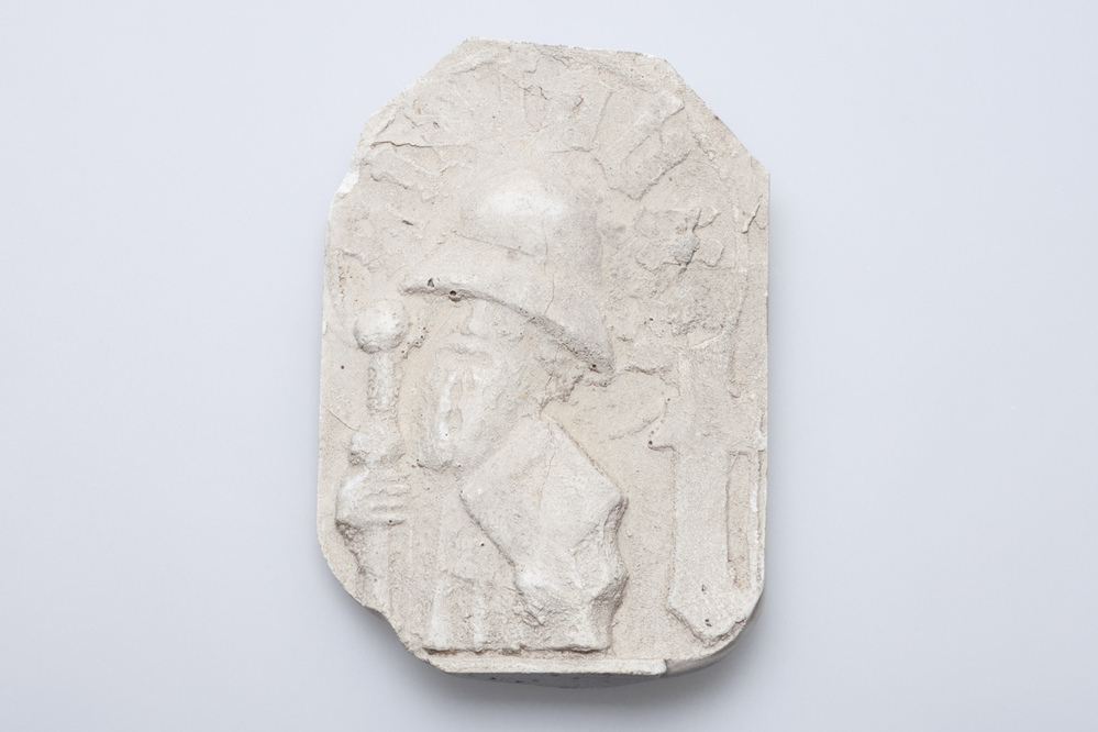 Gipsafgietsel van de klok te Garsthuizen