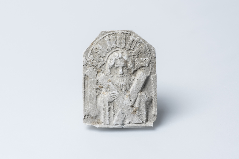 Gipsafgietsel van de klok te Garsthuizen