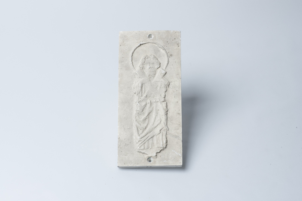 Gipsafgietsel van de klok te Opwierde