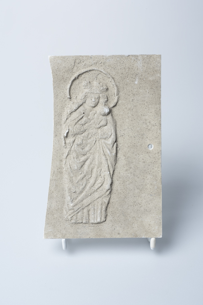 Gipsafgietsel van de klok te Opwierde (voorheen te Vellage)