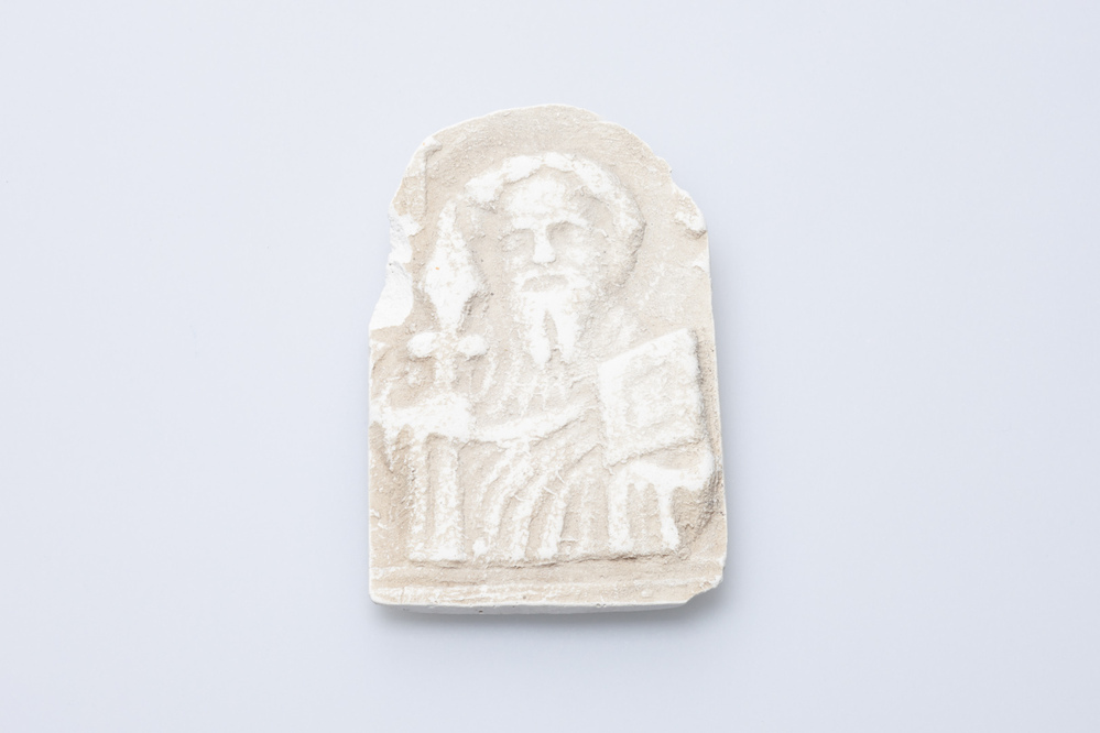 Gipsafgietsel van de klok te Zuurdijk