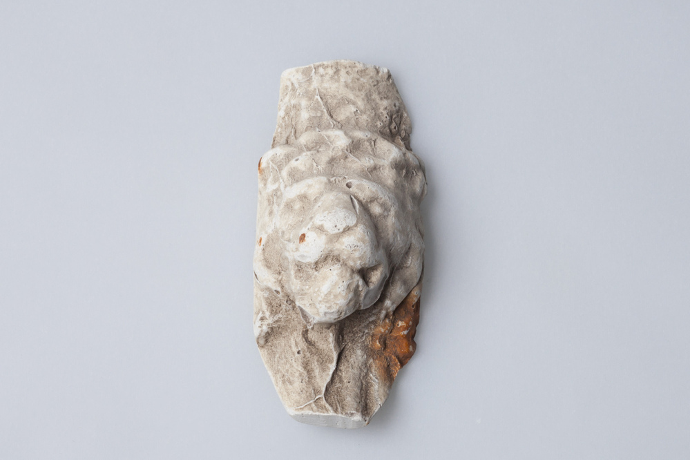 Gipsafgietsel van de klok te Middelstum