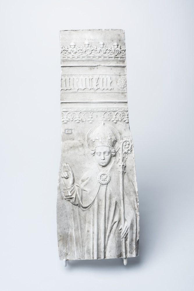 Gipsafgietsel van de klok te 't Zandt (voorheen Leermens)