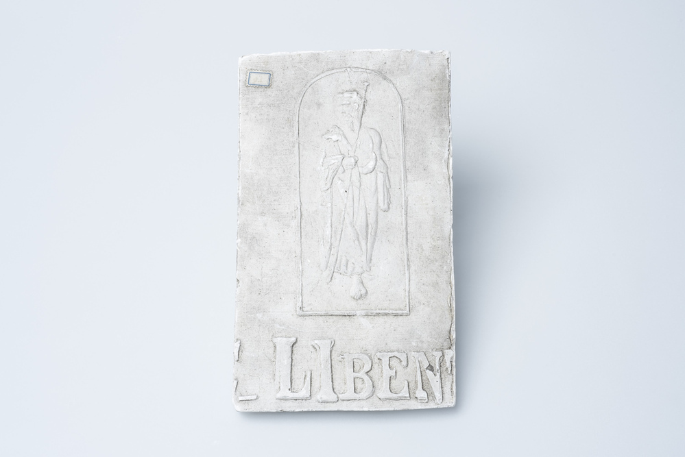 Gipsafgietsel van de klok te Bedum