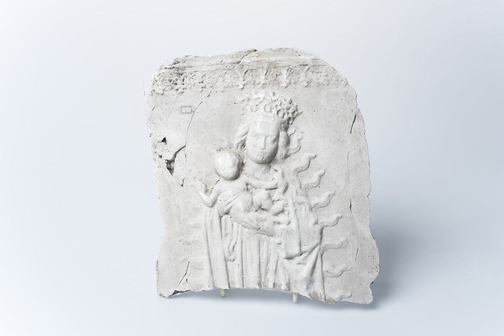 Gipsafgietsel van de klok van Kampen