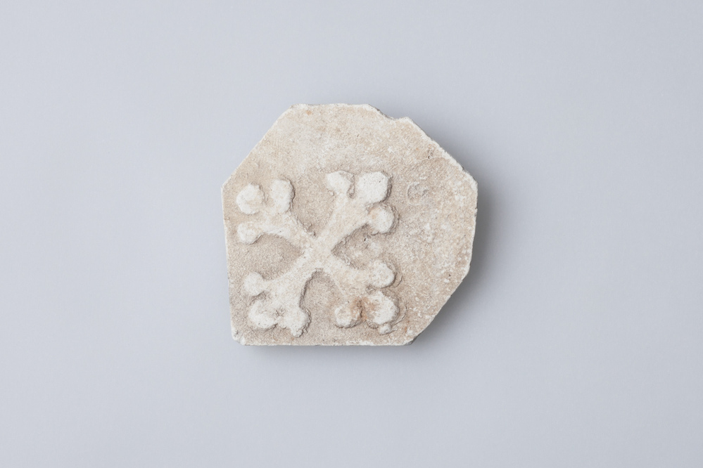 Gipsafgietsel van de kleine klok van Huizinge (voorheen Loppersum)