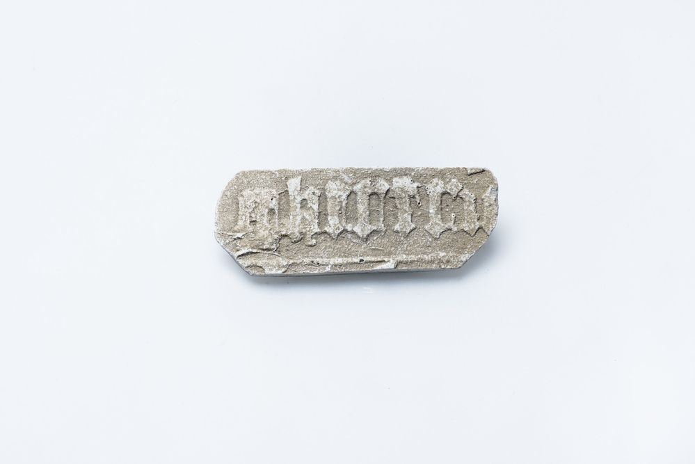 Gipsafgietsel van onbekende of onzekere herkomst