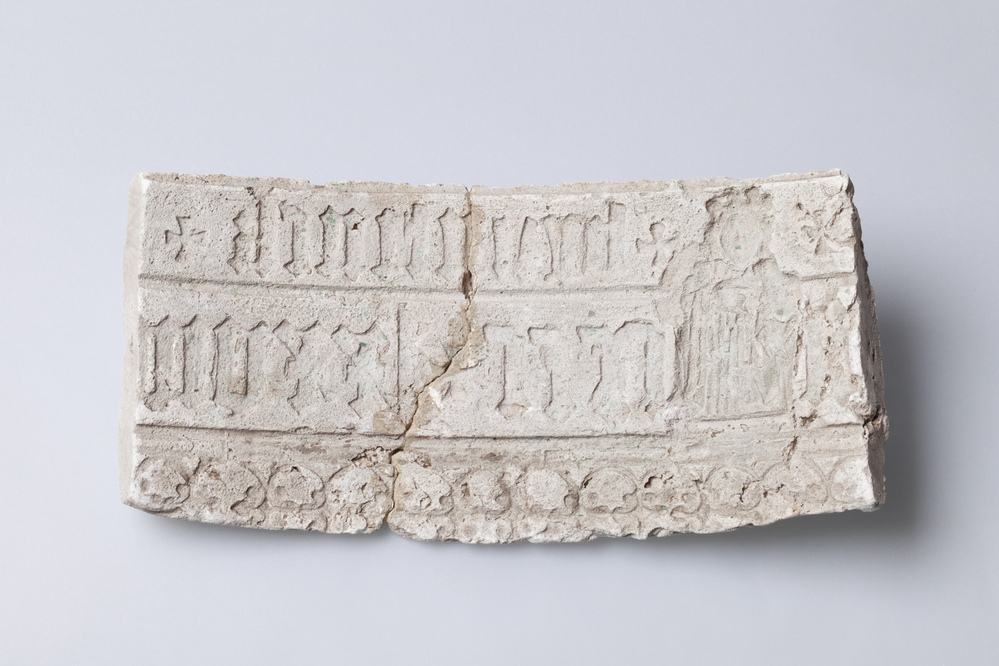 Gipsvorm van de klok te Eppenhuizen