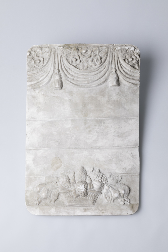 Gipsafgietsel van de klok te Finsterwolde