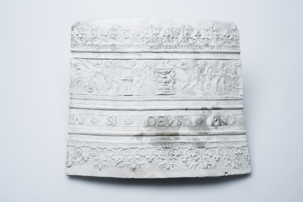 Gipsafgietsel van de klok te Zuidwolde