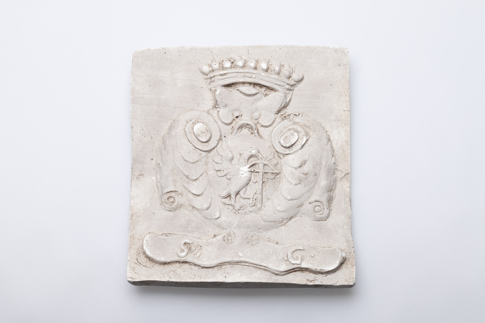 Gipsafgietsel van de klok te Vriescheloo