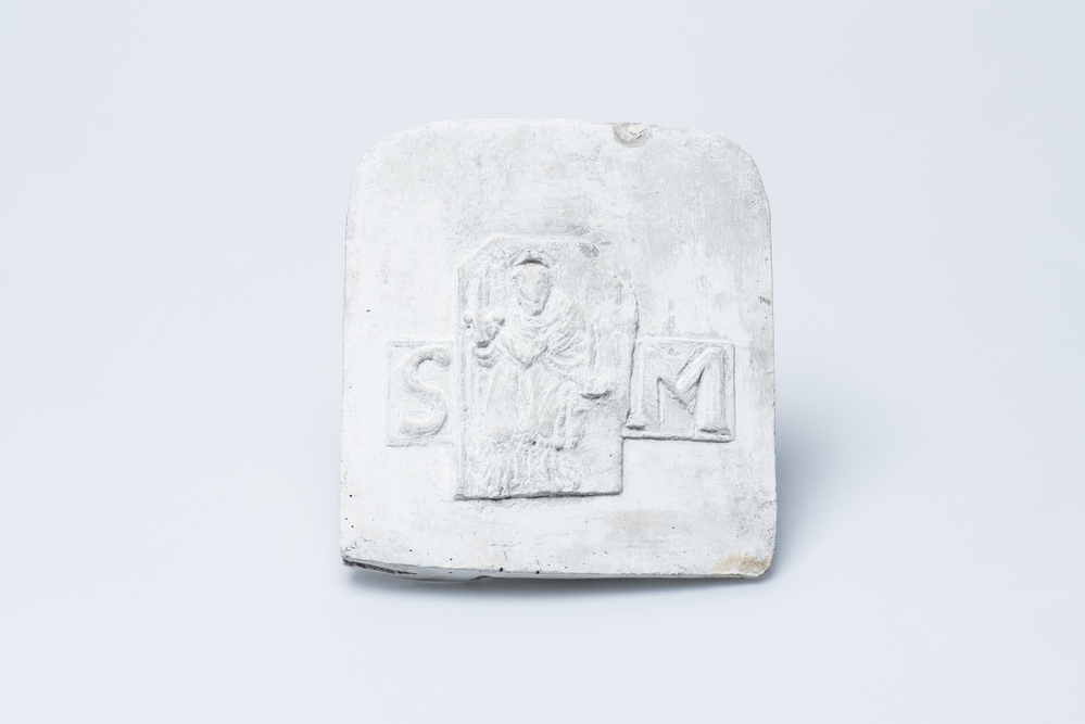 gipsafgietsel van de klok te Marsum, gem. Appingedam