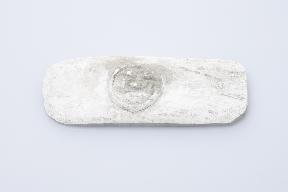 Gipsafgietsel van de klok van Leegkerk