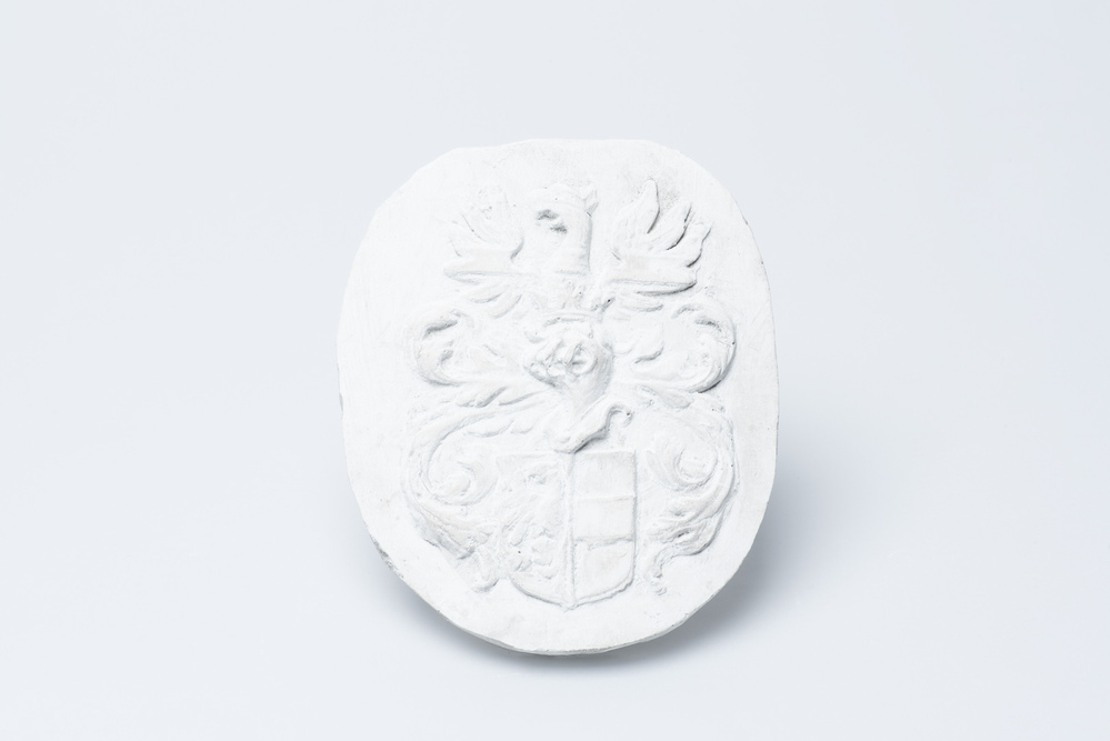 Gipsafgietsel van de klok te Breede