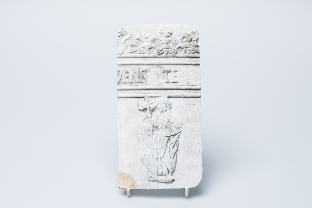 Gipsafgietsel van de klok te Leegkerk