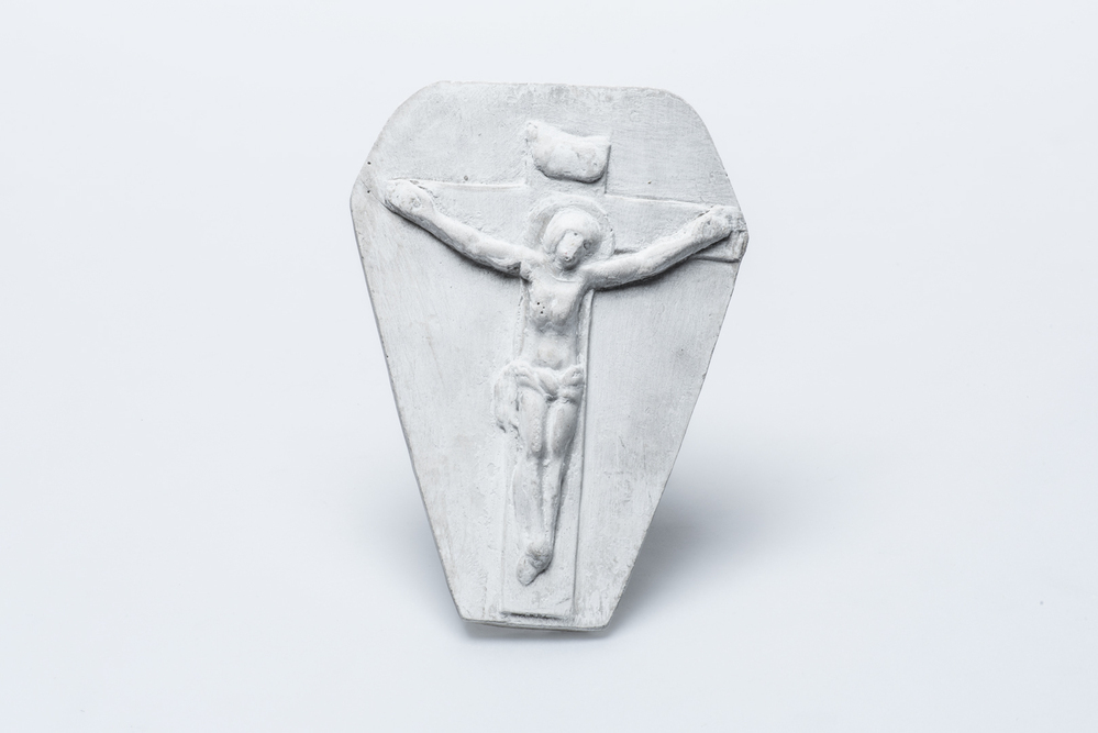 Gipsafgietsel van de klok te Den Hoorn