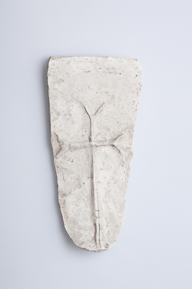 Gipsafgietsel van de klok te Kantens