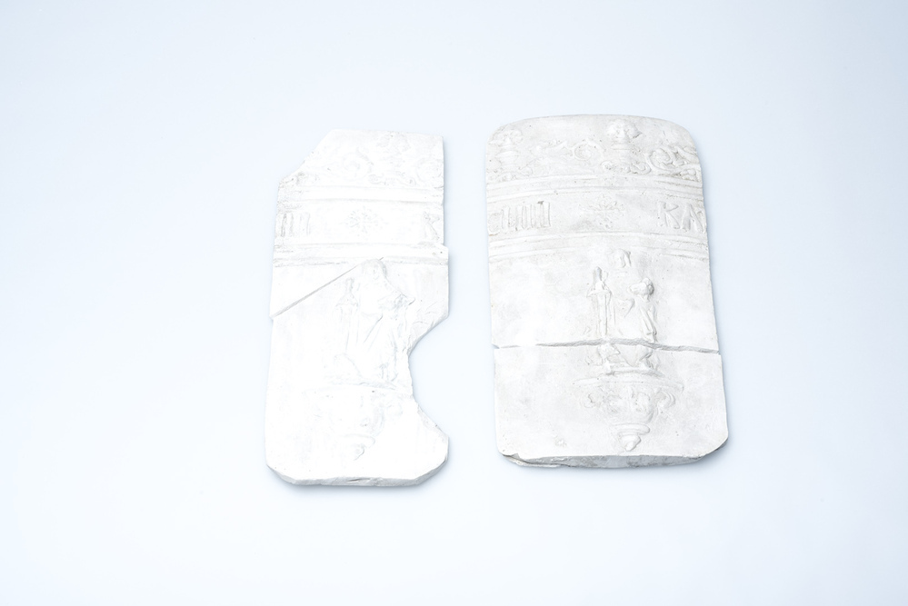 gipsafgietsel van de klok te Leegkerk, gem. Hoogkerk