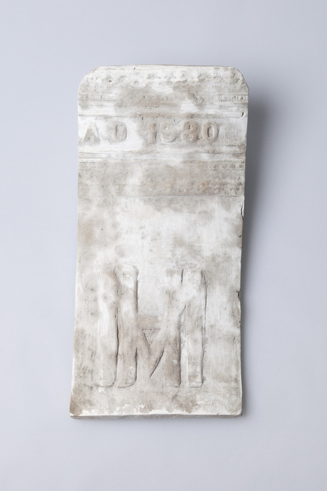 Gipsafgietsel van de klok in de Paterskerk te Groningen