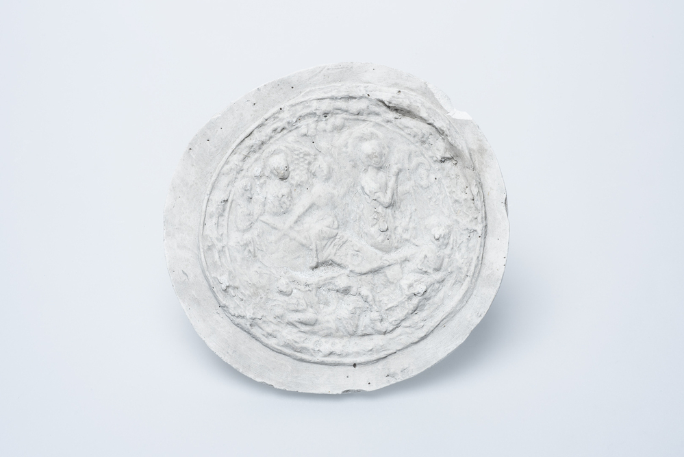 Gipsafgietsel van de klok te Schildwolde