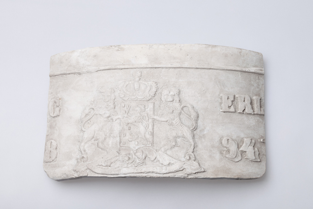 Gipsafgietsel van de klok te de Wilp