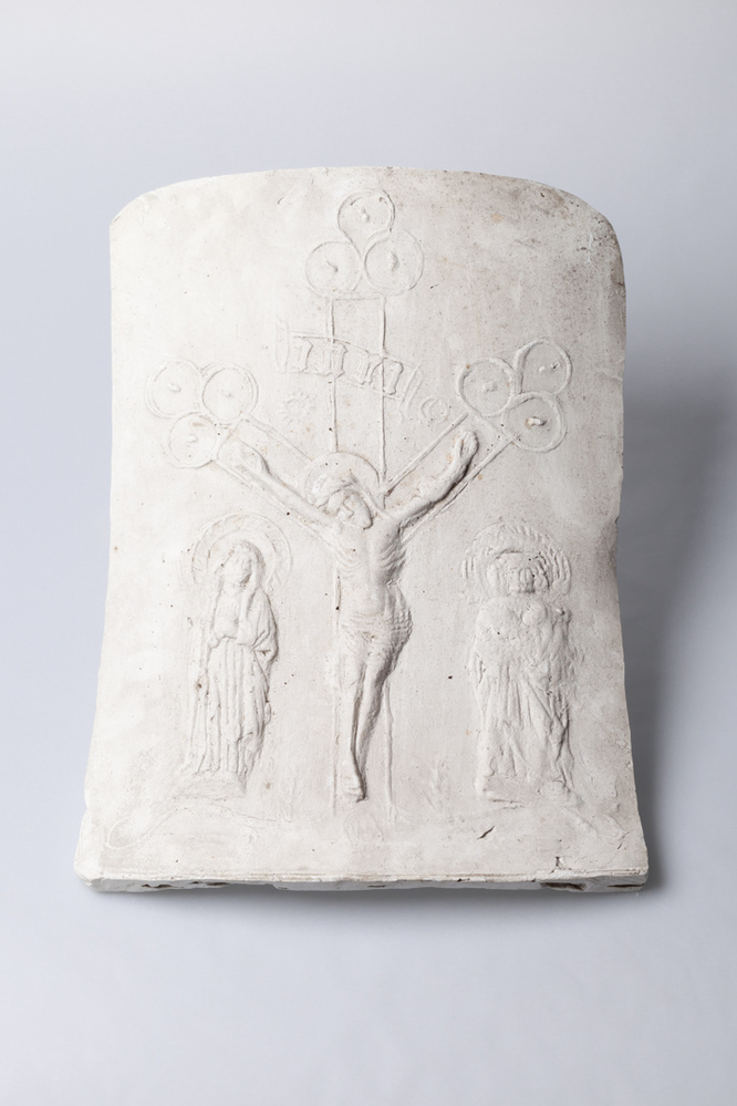 Gipsafgietsel van de klok te Zandeweer